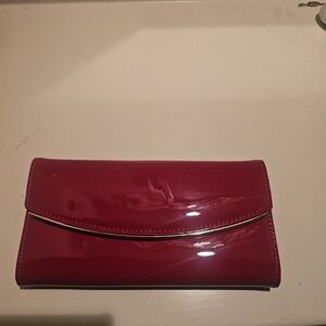Elegant Red Women's Wallet